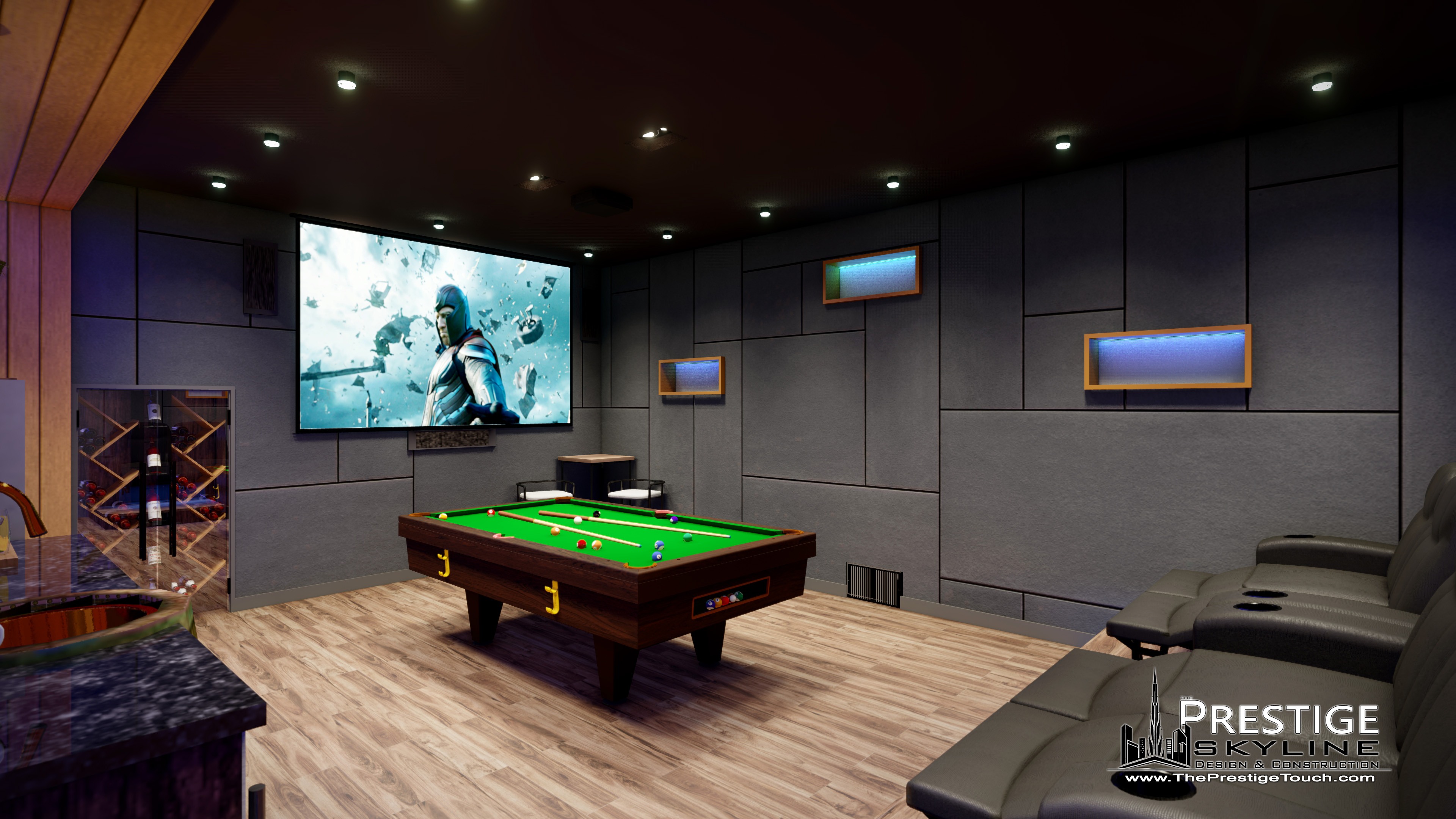 Bay House Mancave Transformation - Freeport — after