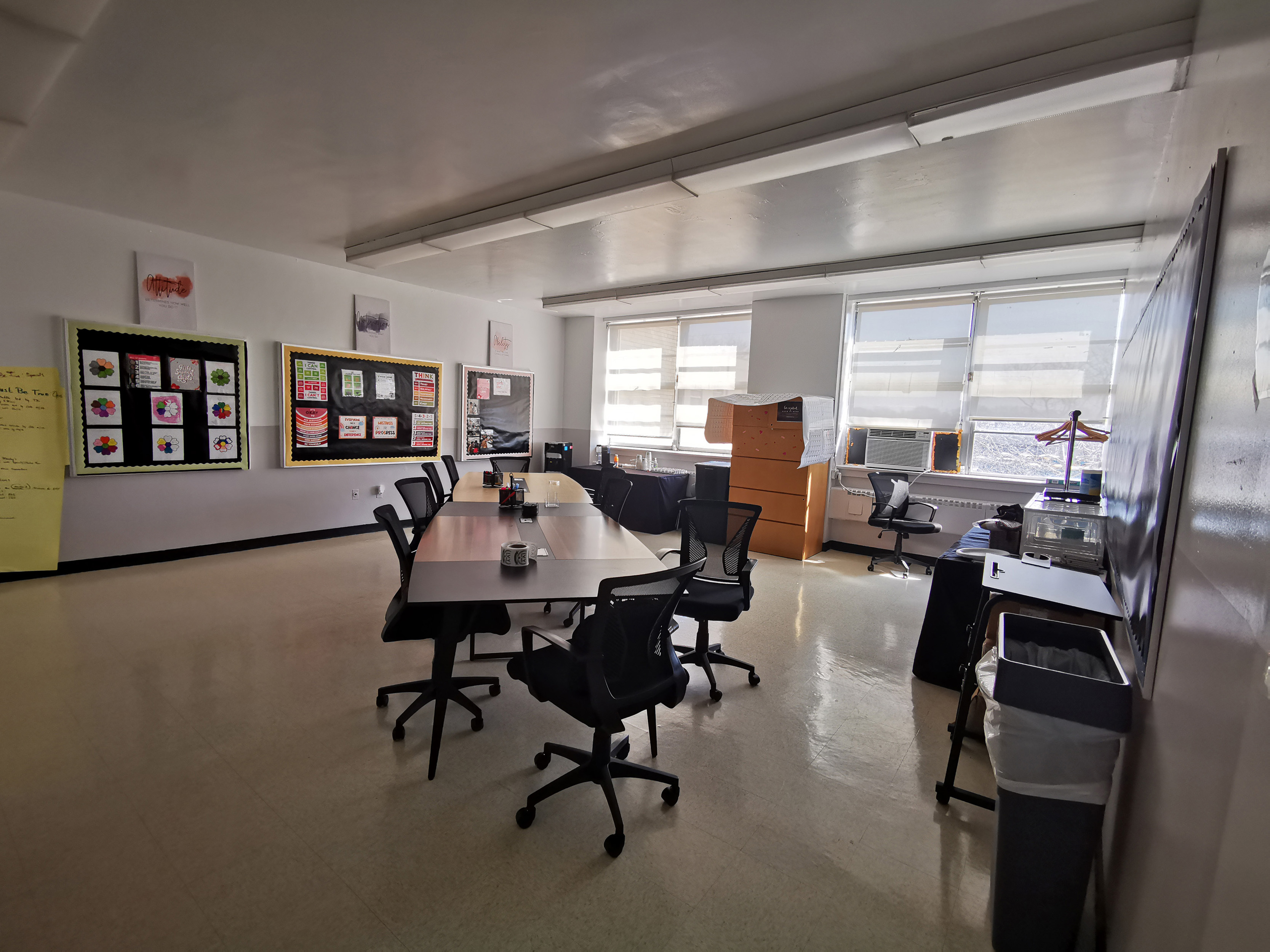 School Conference Room Transformation - Brooklyn — before