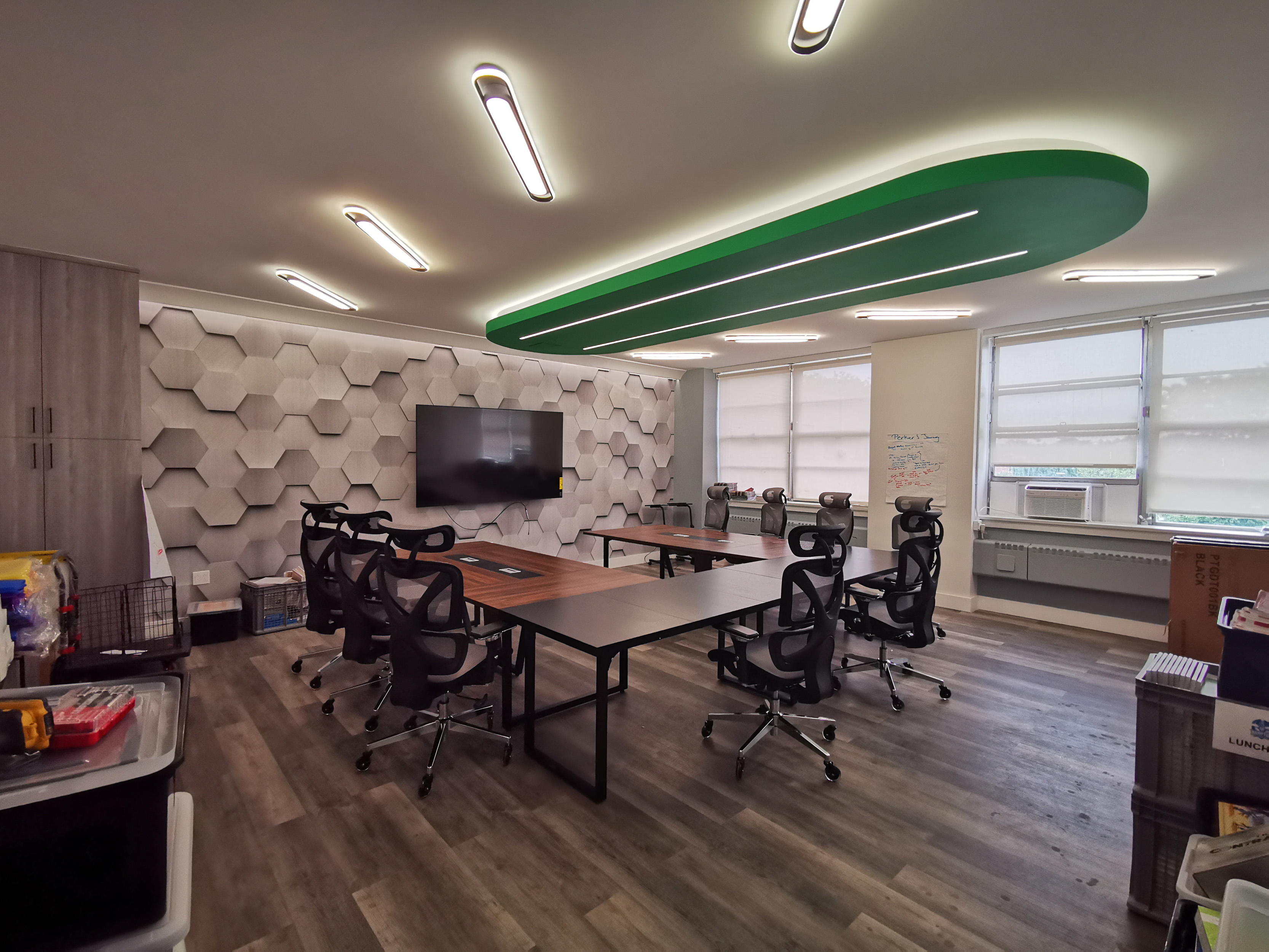 School Conference Room Transformation - Brooklyn — after