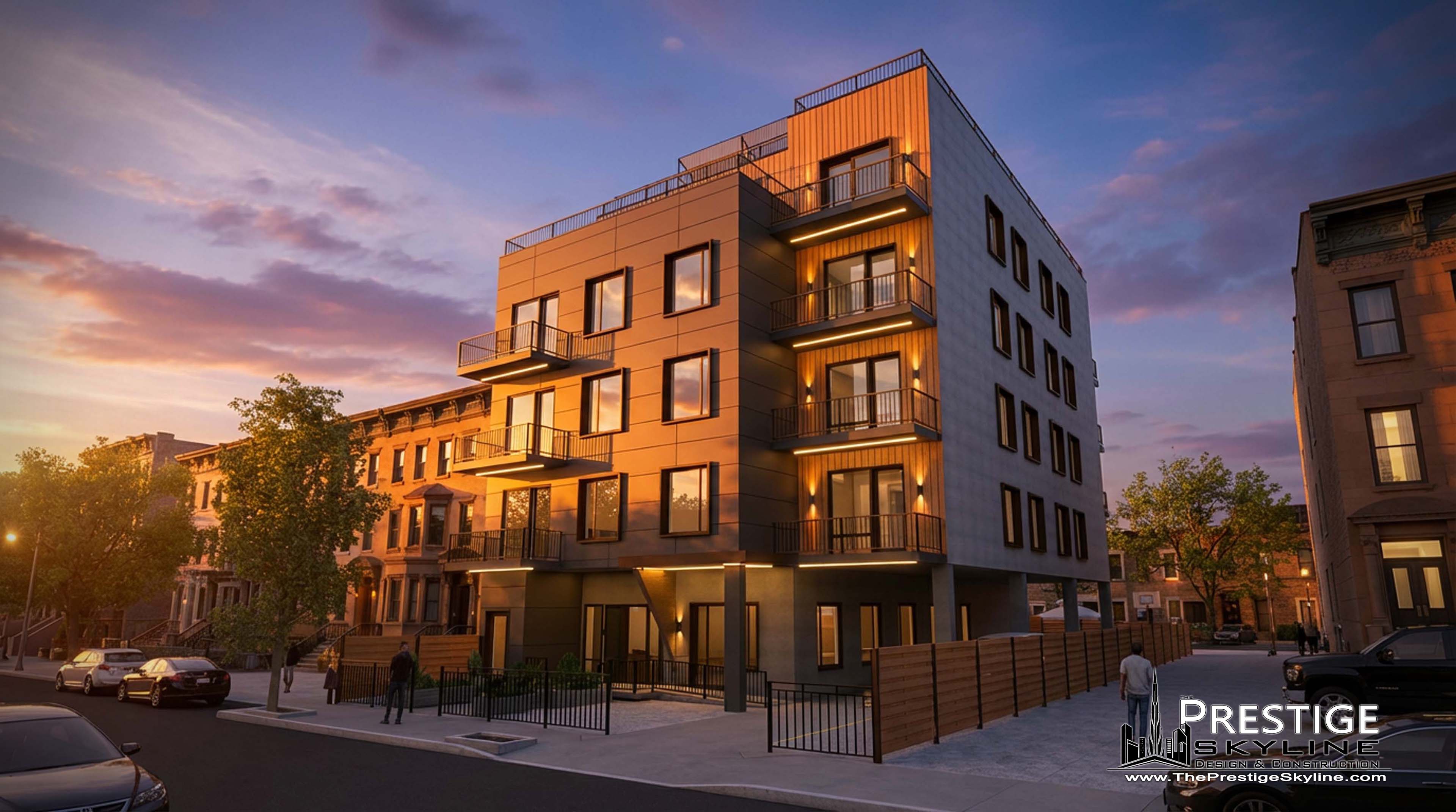 5 Story, 16 Unit Candle Building - Brooklyn — after